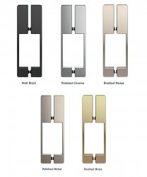 Roman Liberty 10mm Hinged Door with Two In-Line Panels 1200mm (Alcove Fitting)