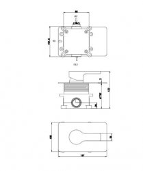 RAK Sport Thermostatic Single Outlet Concealed Shower Valve