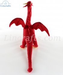 Soft Toy Red Dragon by Hansa (32cm) 6064