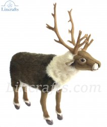 Soft Toy Reindeer by Hansa (38cm) 8026