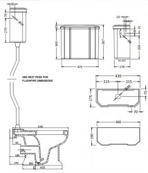 BC Designs Victrion High Level Toilet