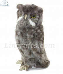 Soft Toy Screech Owl Bird of Prey by Hansa (31cm) 8081
