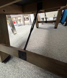 Spirit 7ft American Pool Table - Wood Bed Table