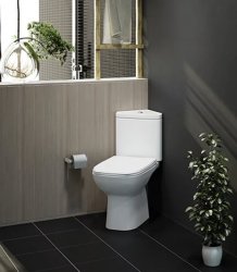 RAK Origin Close Coupled Corner Full Access WC Pack With Soft Close Seat