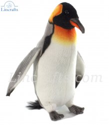 Soft Toy Bird, King Penguin by Hansa (22cm) 7091