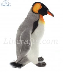 Soft Toy Bird, King Penguin by Hansa (22cm) 7091