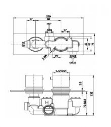 Marflow Vossen 1 Outlet Concealed Thermostatic Shower Valve (VOS7600K4)