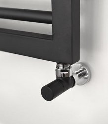 Lazzarini Asti Design Anthracite 823 x 500mm Towel Warmer