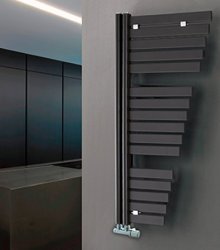 Lazzarini Randa Design Anthracite 1110 x 590mm Towel Warmer