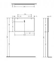 RAK Joy 100 x 68 Wall Hung Mirror