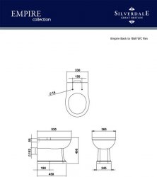 Silverdale Empire Back-to-Wall Toilet