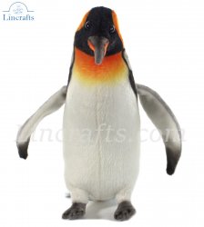 Soft Toy Bird, King Penguin by Hansa (22cm) 7091