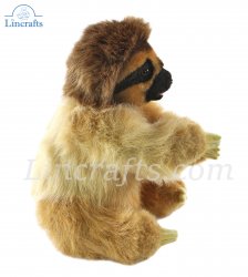 Soft Toy Fully Jointed Golden Sloth by Hansa (22cm.H) 8091