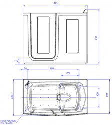 Access Tennessee Low Entry Walk-in Bath