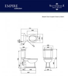 Silverdale Empire Close Coupled WC Suite