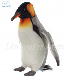 Soft Toy Bird, King Penguin by Hansa (22cm) 7091