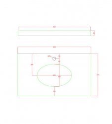 RAK Washington 800mm Vanity Unit - Greige
