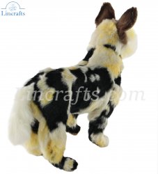 Soft Toy Painted Hunting Wild Dog by Hansa (21cm) 7941