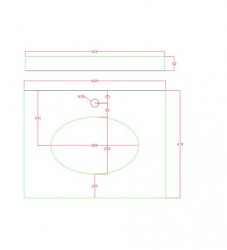 RAK Washington 600mm White Basin Unit