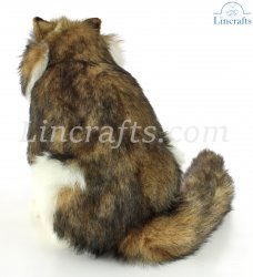 Soft Toy Norwegian Forest Cat by Hansa (33cm.H) 8154