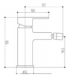RAK Morning Bidet Mixer Tap