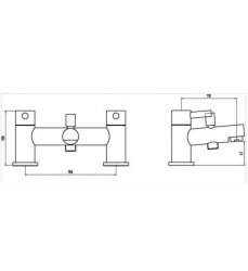 RAK Prima Bath Shower Mixer