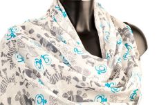 Cotton Scarf Monkey Print