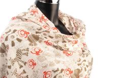 Cotton Scarf Monkey Print
