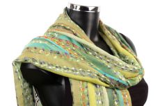 Soft Striped Womens Scarf
