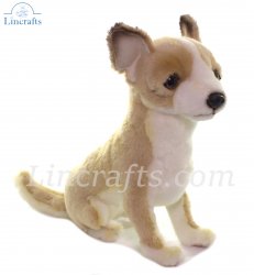 Soft Toy Dog, Chihuahua Sitting by Hansa (31cm) 6501