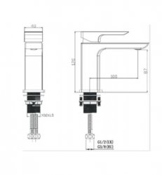 RAK Summit Mini Mono Basin Mixer