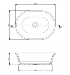 BC Designs Bampton Basin 390 mm
