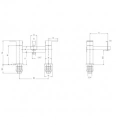 RAK Cubis Bath Shower Mixer