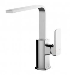 RAK Prague One Touch Pull Out Side Lever Kitchen Sink Mixer Tap