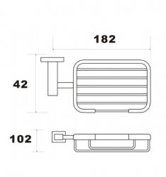 RAK Cubis Soap Basket