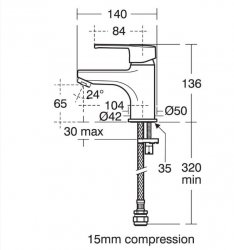 Ideal Standard Calista Basin Mixer