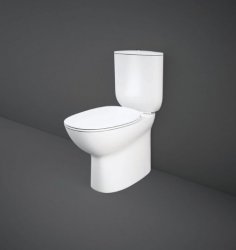 RAK Morning Comfort Height Rimless Close Coupled Back To Wall Toilet