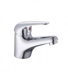 RAK Basic Mono Basin Mixer Tap With Clicker Waste