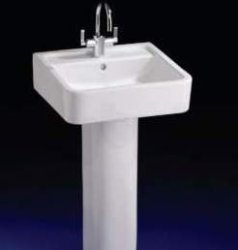 Ideal Standard White Cube 2 Tap Hole 50cm Basin - Stock Clearance