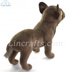 Soft Toy Dog, French Bulldog by Hansa (26cm.L) 6594