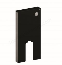 RAK Ecofix Black Obelisk Cistern Cabinet For Back To Wall Pan