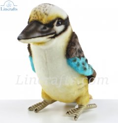 Soft Toy Bird Blue Wing Kookabura by Hansa (28cm.L) 8252
