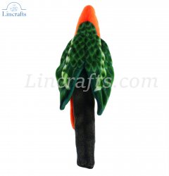 Soft Toy Bird, King Parrot by Hansa (19cm) 8223