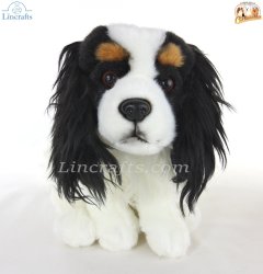 Soft Toy Cavalier King Charles Spaniel, Tri Colour, by Faithful Friends (23cm)H FTCAV03