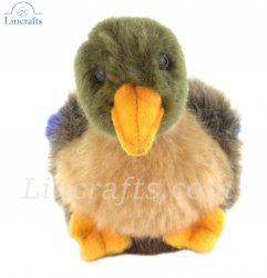 Soft Toy Water Bird, Mallard Duck by Hansa (11cm) 3570