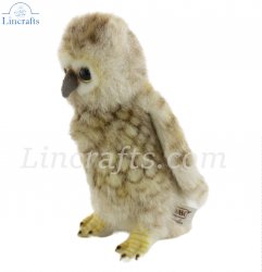Soft Toy Bird of Prey, Screech Owl by Hansa (12cm) 5806