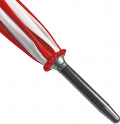 Golf Windproof Umbrella Large Sports Umbrella Red & White  Golfing Umbrella