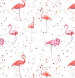 Flamingo Wrapping Paper 2 Sheets & Tags - Arty Penguin