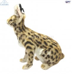 Soft Toy Wildcat, African Serval Cat Sitting (43cm.L) 7373