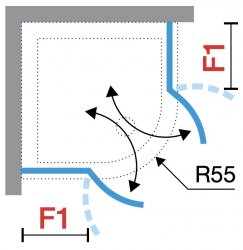 Novellini Young R2 Quadrant Shower Enclosure